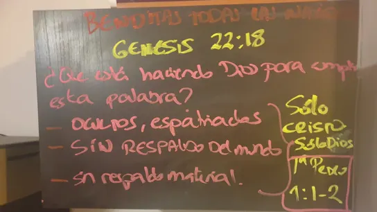 La Policía encontró esta pizarra en el interior de la vivienda La Policía encontró esta pizarra en el interior de la vivienda