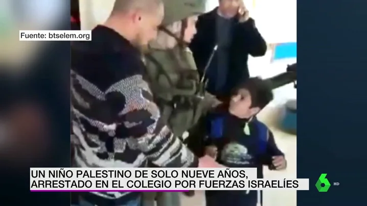 NINO PALESTINO ARRESTADO