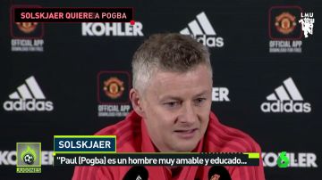 Solskjaer 'apaga' los rumores: "Pogba es feliz en el Manchester United"