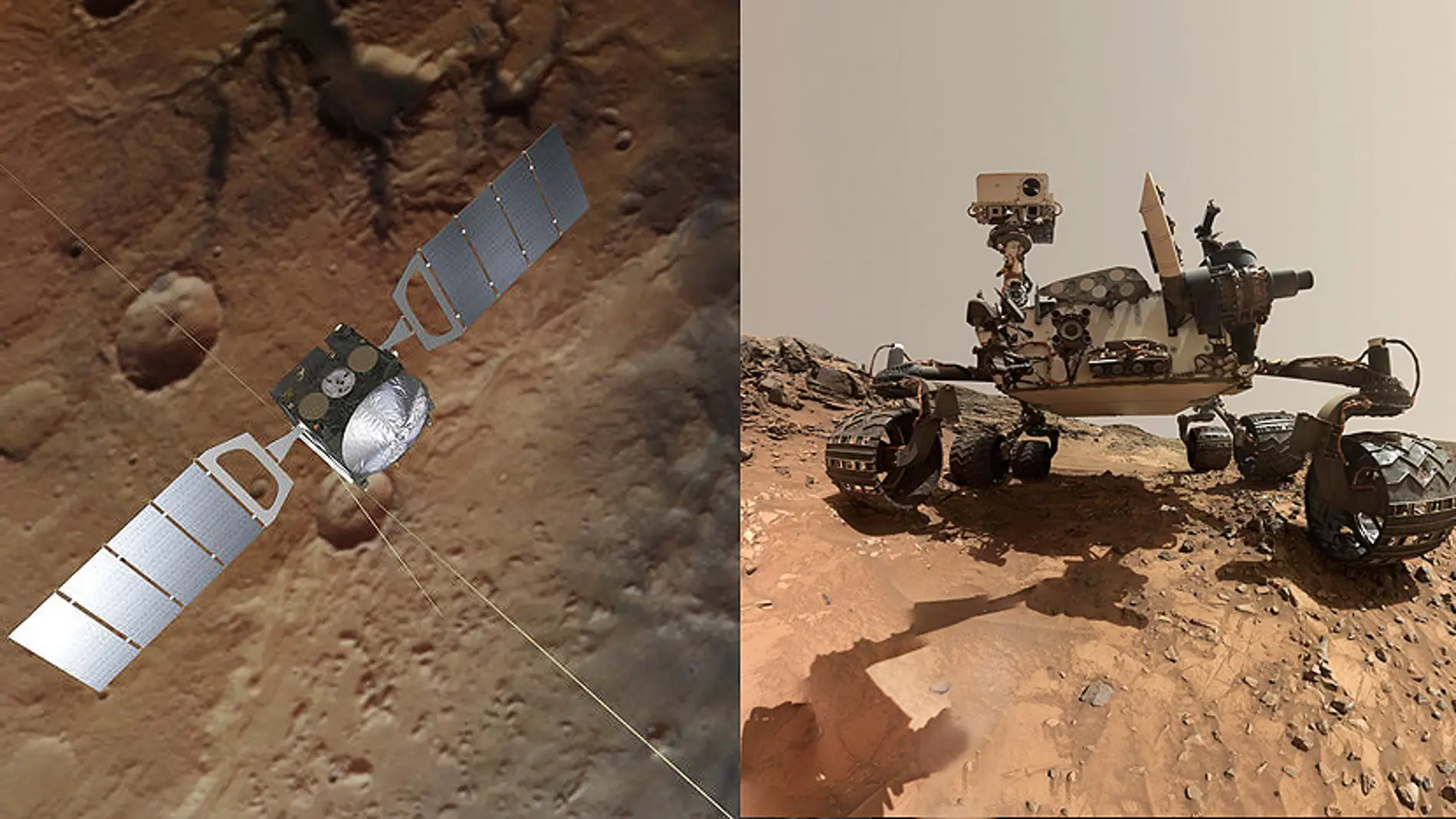 La sonda Mars Express confirma un pico de metano medido por Curiosity