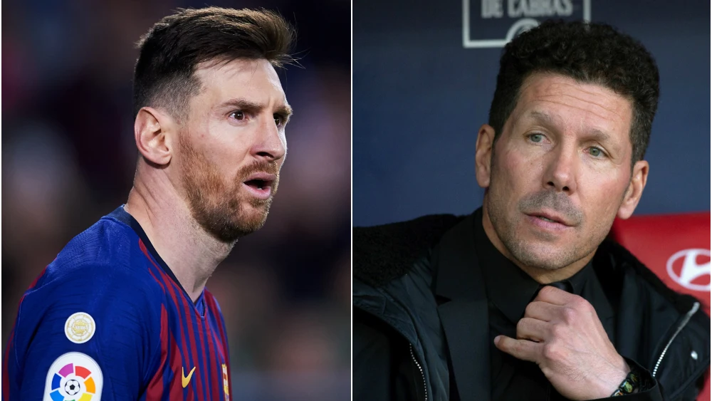 Messi y Simeone