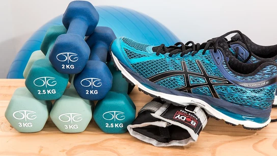 Pesas y zapatillas deporte DEPORTES LA RIOJA