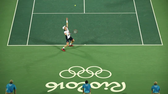 Andy Murray, en la última final olímpica jugada en Río Andy Murray, en la última final olímpica jugada en Río