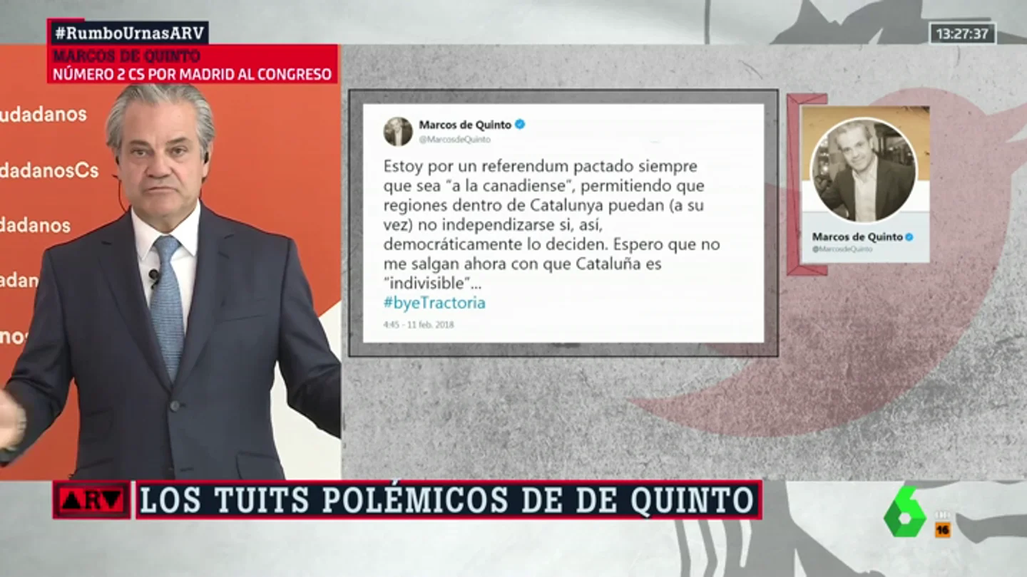 El número dos de Ciudadanos por Madrid, Marcos de Quinto El número dos de Ciudadanos por Madrid, Marcos de Quinto
