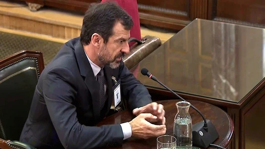 El comisario de los Mossos d'Esquadra Ferran López en el juicio del 'procés' El comisario de los Mossos d'Esquadra Ferran López en el juicio del 'procés'