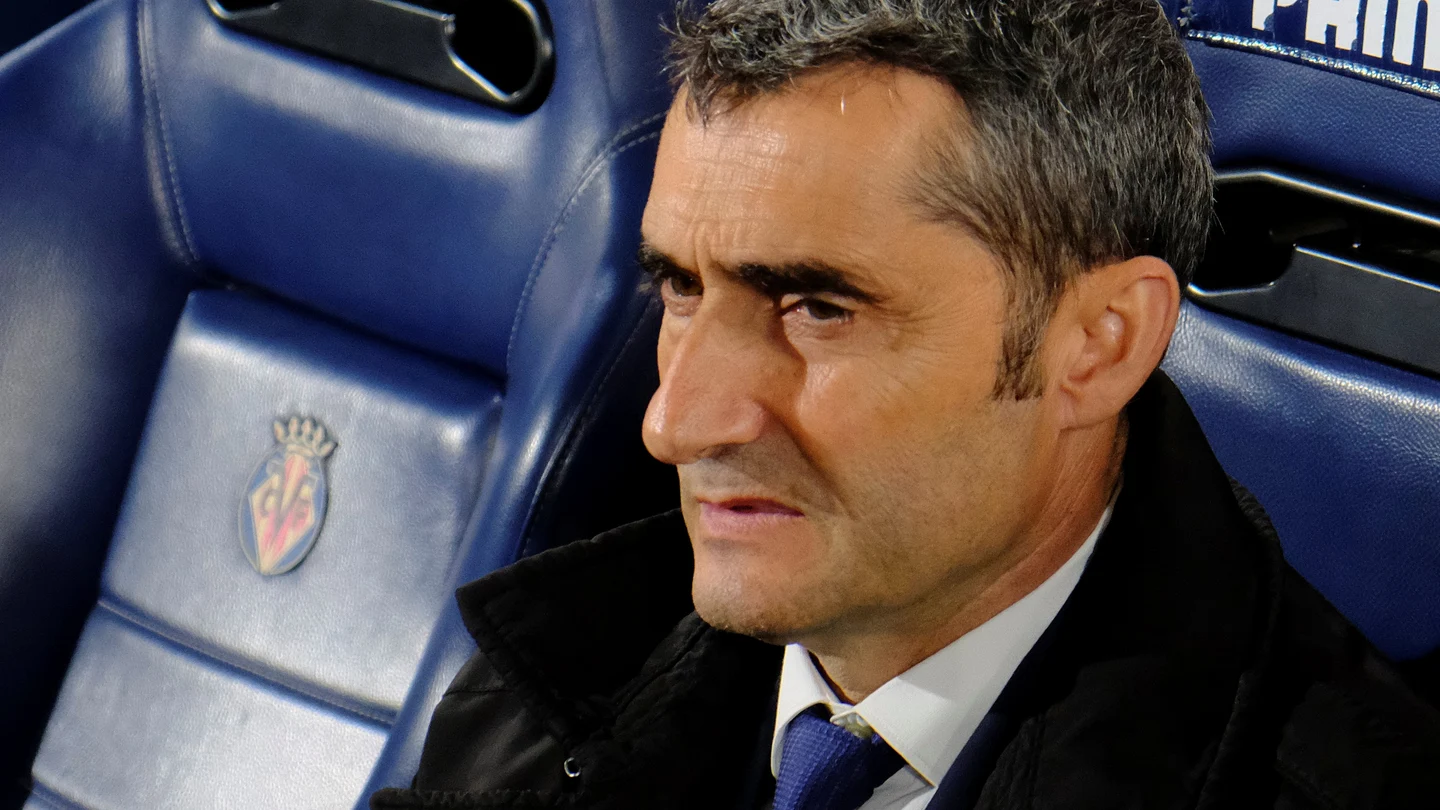 Ernesto Valverde en el partido contra el Villarreal Ernesto Valverde en el partido contra el Villarreal