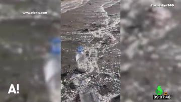 El impactante vídeo viral en el que una joven denuncia cómo llegan kilos de plástico a una playa de Tenerife