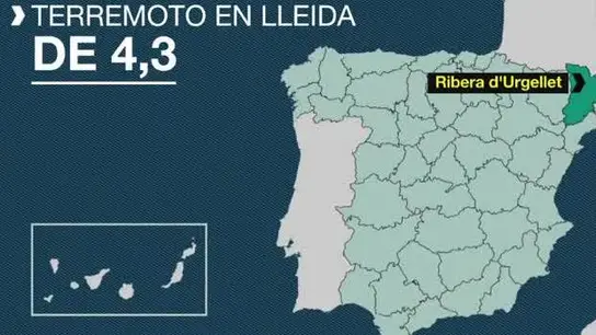 Terremoto en los Pirineos de Lleida Terremoto en los Pirineos de Lleida