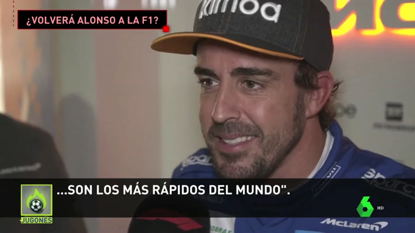 Fernando Alonso: "Si algún día vuelvo a la F1, que lo dudo, es para ganar algún Mundial" Fernando Alonso: "Si algún día vuelvo a la F1, que lo dudo, es para ganar algún Mundial"