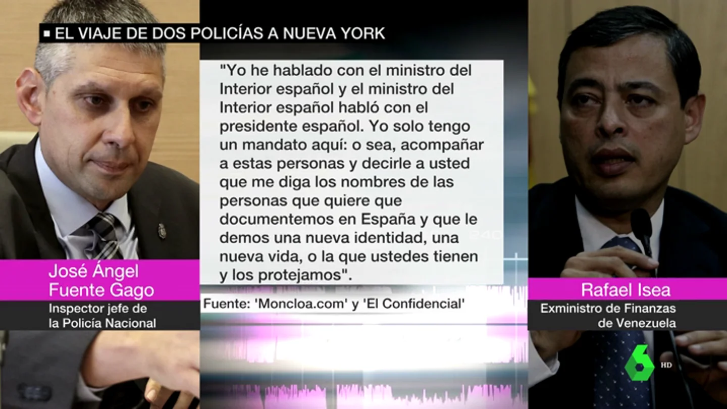 VÍDEO REEMPLAZO | Los policías que espiaron a Podemos: "Tengo un mandato del ministro y del presidente español" VÍDEO REEMPLAZO | Los policías que espiaron a Podemos: "Tengo un mandato del ministro y del presidente español"