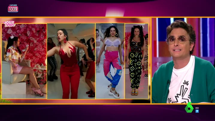 Josie analiza los outfits de Rosalía en su nuevo videoclip: "Parece que han dicho créame un personaje de choni y poligonera"