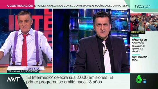 M&aacute;s Vale Tarde recuerda a Wyoming c&oacute;mo fue el primer programa de El Intermedio