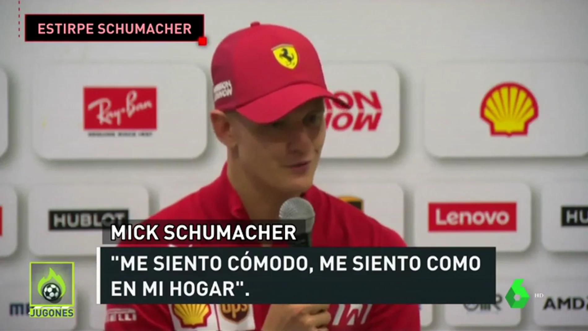 La imagen que emociona a los ferraristas: Mick Schumacher entrando en el box de Ferrari 
