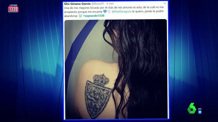 Tatuarse un escudo o pintar la antena con los colores de su equipo: las locuras que hicieron los espectadores de Zapeando por el fútbol Tatuarse un escudo o pintar la antena con los colores de su equipo: las locuras que hicieron los espectadores de Zapeando por el fútbol