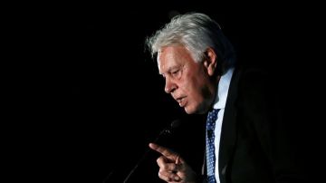 El expresidente del Gobierno Felipe González 