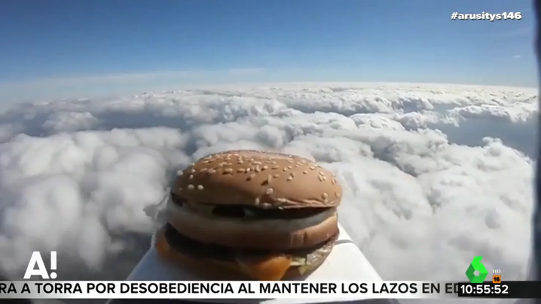 Esta es la surrealista historia de la hamburguesa enviada al espacio