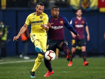 Cazorla, en acción ante Malcom Cazorla, en acción ante Malcom