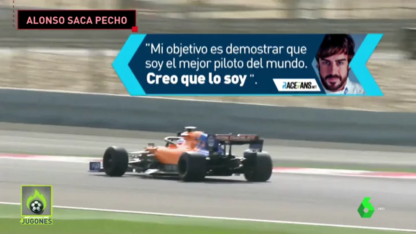 Fernando Alonso: "Creo que soy el mejor piloto del mundo" Fernando Alonso: "Creo que soy el mejor piloto del mundo"