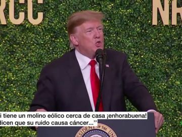 Trump carga contra la energía eólica asegurando que los molinos de viento dan cáncer Trump carga contra la energía eólica asegurando que los molinos de viento dan cáncer