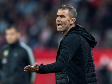 Gaizka Garitano, en un partido con el Athletic Gaizka Garitano, en un partido con el Athletic