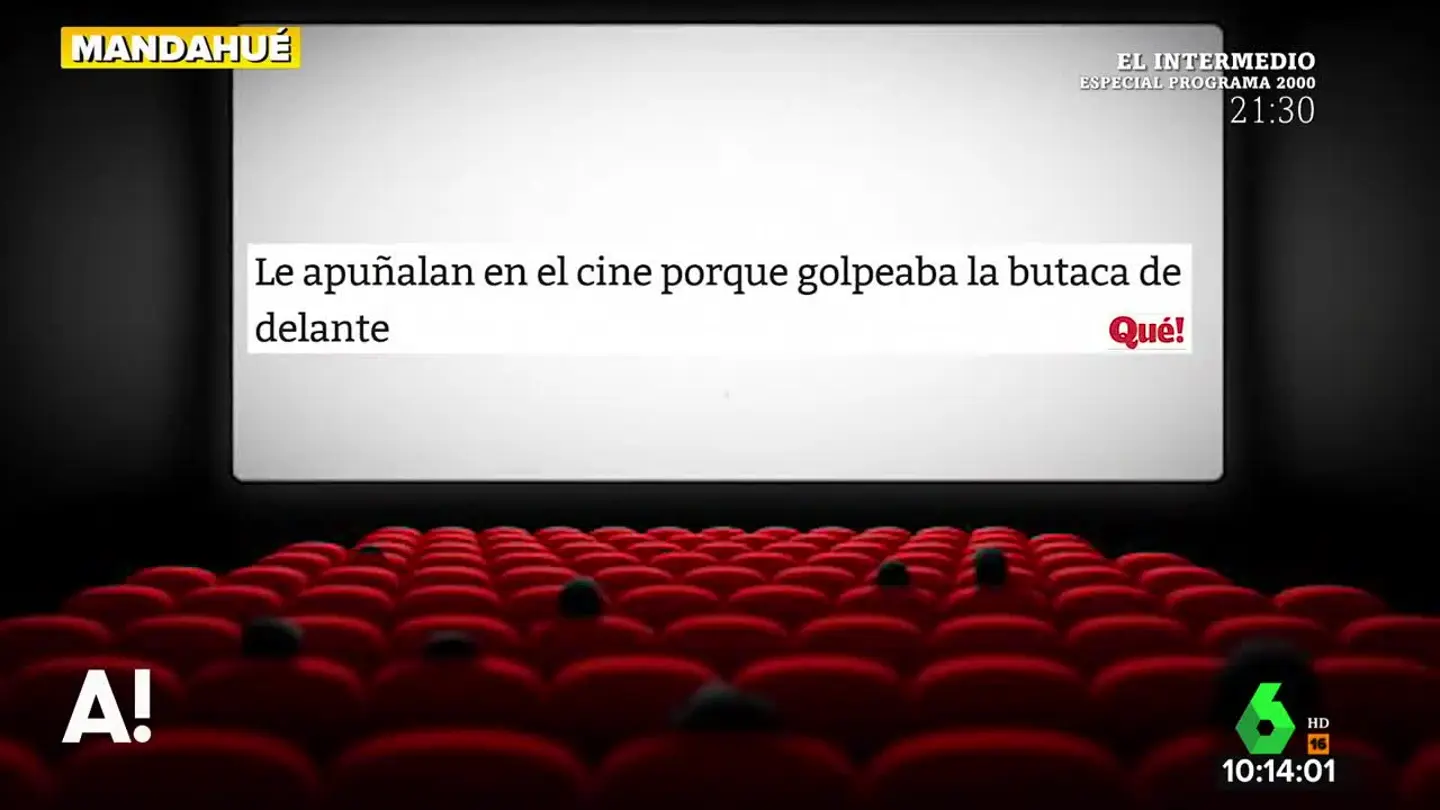 Apuñalan a un hombre en el cine porque golpeaba la butaca que tenía delante Apuñalan a un hombre en el cine porque golpeaba la butaca que tenía delante