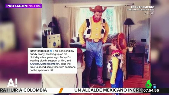 Justin Timberlake se disfraza del vaquero Woody de Toy Story para sorprender a un niño con autismo Justin Timberlake se disfraza del vaquero Woody de Toy Story para sorprender a un niño con autismo