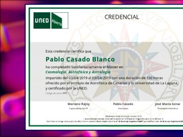 Zapeando consigue el diploma que demostraría la validez del máster de Cosmología de Pablo Casado Zapeando consigue el diploma que demostraría la validez del máster de Cosmología de Pablo Casado