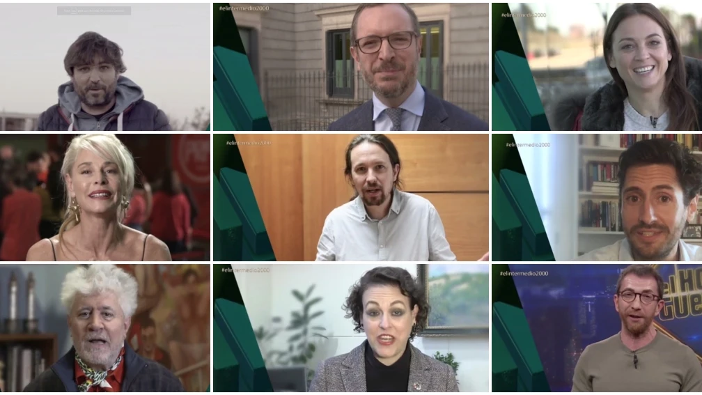 Los famosos mandan un mensaje de felicitación a El Intermedio.