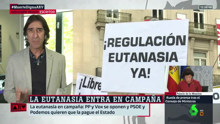 Martín Pallín y Benjamín Prado analizan el debate sobre la eutanasia: "Hay una zona de la derecha que quiere juntar conceptos morales y legales"