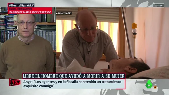 Ángel Hernández, tras ayudar a morir a su mujer: "Me lo pidió muchas veces, pero lo dilaté porque pensaba que podían aprobar la ley de eutanasia" Ángel Hernández, tras ayudar a morir a su mujer: "Me lo pidió muchas veces, pero lo dilaté porque pensaba que podían aprobar la ley de eutanasia"