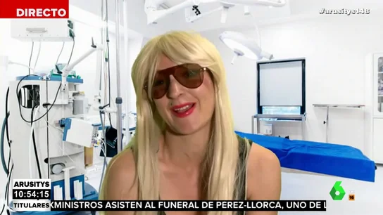 Leonor Lavado se mete en la piel de Leticia Sabater para hablarnos de su operación: "Estoy vendiendo la grasa como merchandising" Leonor Lavado se mete en la piel de Leticia Sabater para hablarnos de su operación: "Estoy vendiendo la grasa como merchandising"