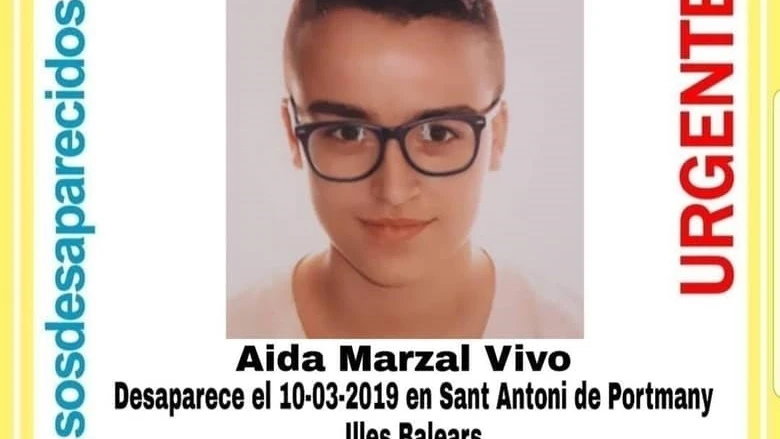 Aida Marzal, desaparecida en Ibiza