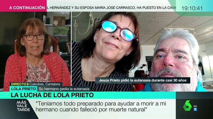 La lucha de una mujer a la que su hermano le pedía la eutanasia: "Mi hijo me preguntaba si podría vivir tras ayudar a morir a mi hermano, pero tenía que hacerlo por él"