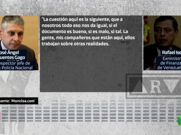 Nuevos audios sobre la trama de espionaje a Podemos: "A nosotros nos da igual si el documento es bueno, si es malo…" Nuevos audios sobre la trama de espionaje a Podemos: "A nosotros nos da igual si el documento es bueno, si es malo…"