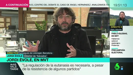 Jordi Évole en Más Vale Tarde Jordi Évole en Más Vale Tarde