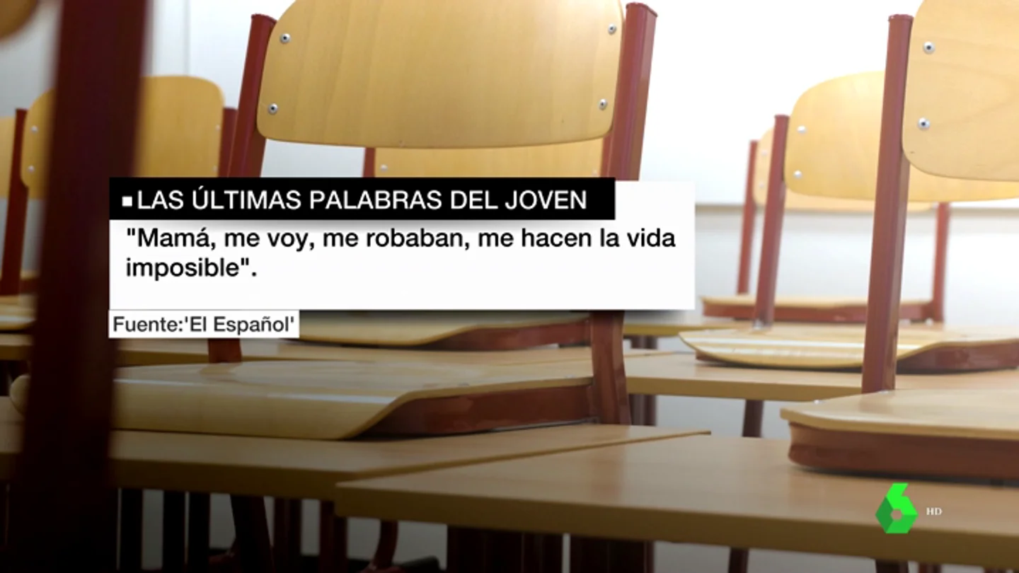El adolescente que se suicidó en Madrid dejó una nota: "Me hacen la vida imposible" El adolescente que se suicidó en Madrid dejó una nota: "Me hacen la vida imposible"
