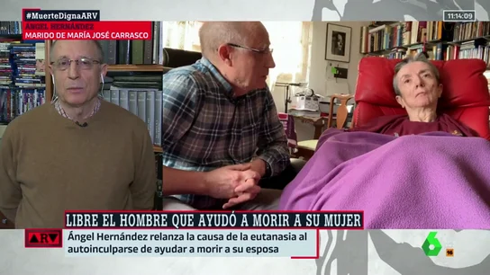 Ángel Hernández, tras ayudar a morir a su mujer: "Me lo pidió muchas veces, pero lo dilaté porque pensaba que podían aprobar la ley de eutanasia" Ángel Hernández, tras ayudar a morir a su mujer: "Me lo pidió muchas veces, pero lo dilaté porque pensaba que podían aprobar la ley de eutanasia"