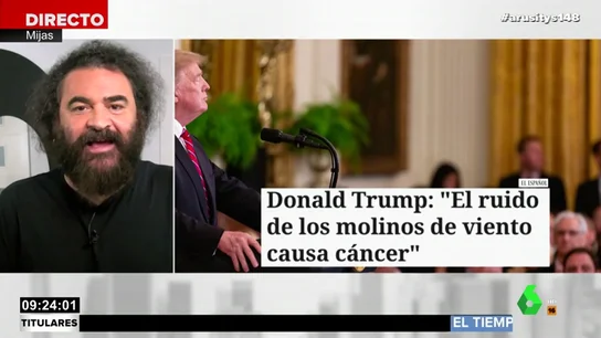 La crítica de El Sevilla a Trump tras sus declaraciones sobre los molinos de viento: "Es el tío más idiota del mundo" La crítica de El Sevilla a Trump tras sus declaraciones sobre los molinos de viento: "Es el tío más idiota del mundo"