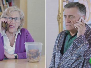 El regalo de Manuela Carmena a Wyoming por los 2000 programas: "Te he preparado empanadillas que huelen riquísimas" El regalo de Manuela Carmena a Wyoming por los 2000 programas: "Te he preparado empanadillas que huelen riquísimas"