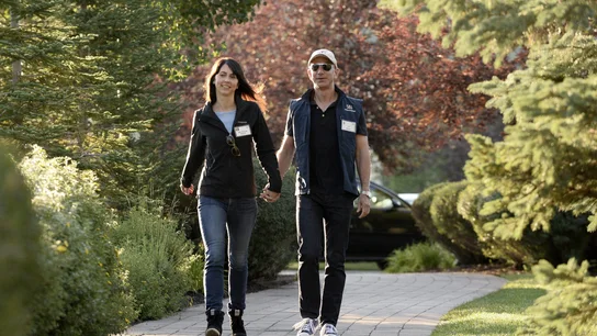 El fundador de Amazon, Jeff Bezos, y su exesposa Mackenzie En la imagen, el fundador de Amazon, Jeff Bezos, y su exesposa Mackenzie