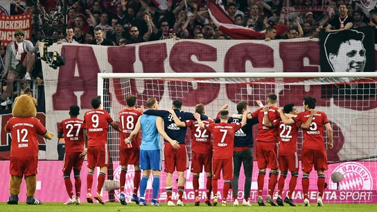 El Bayern celebra una victoria El Bayern celebra una victoria