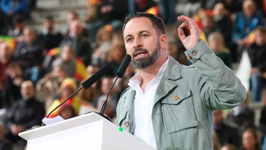 El líder de Vox, Santiago Abascal El líder de Vox, Santiago Abascal