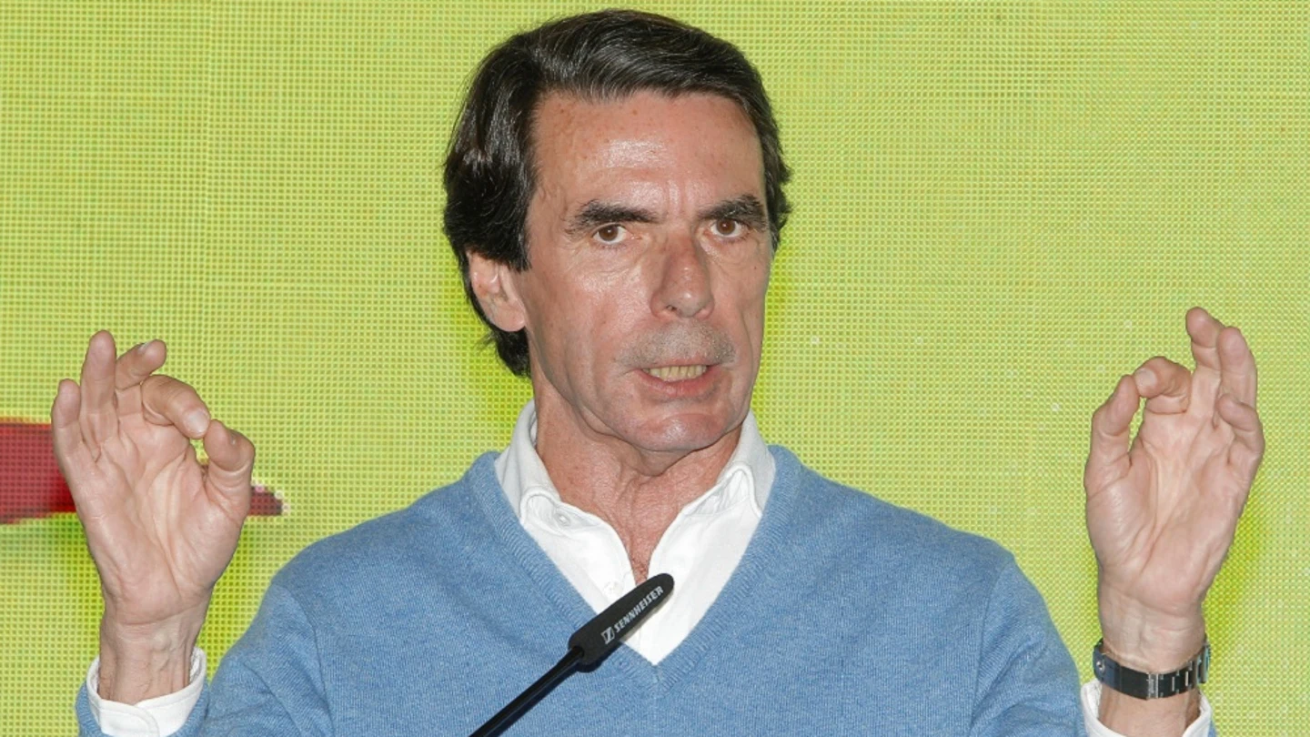 José María Aznar en un acto del PP José María Aznar en un acto del PP