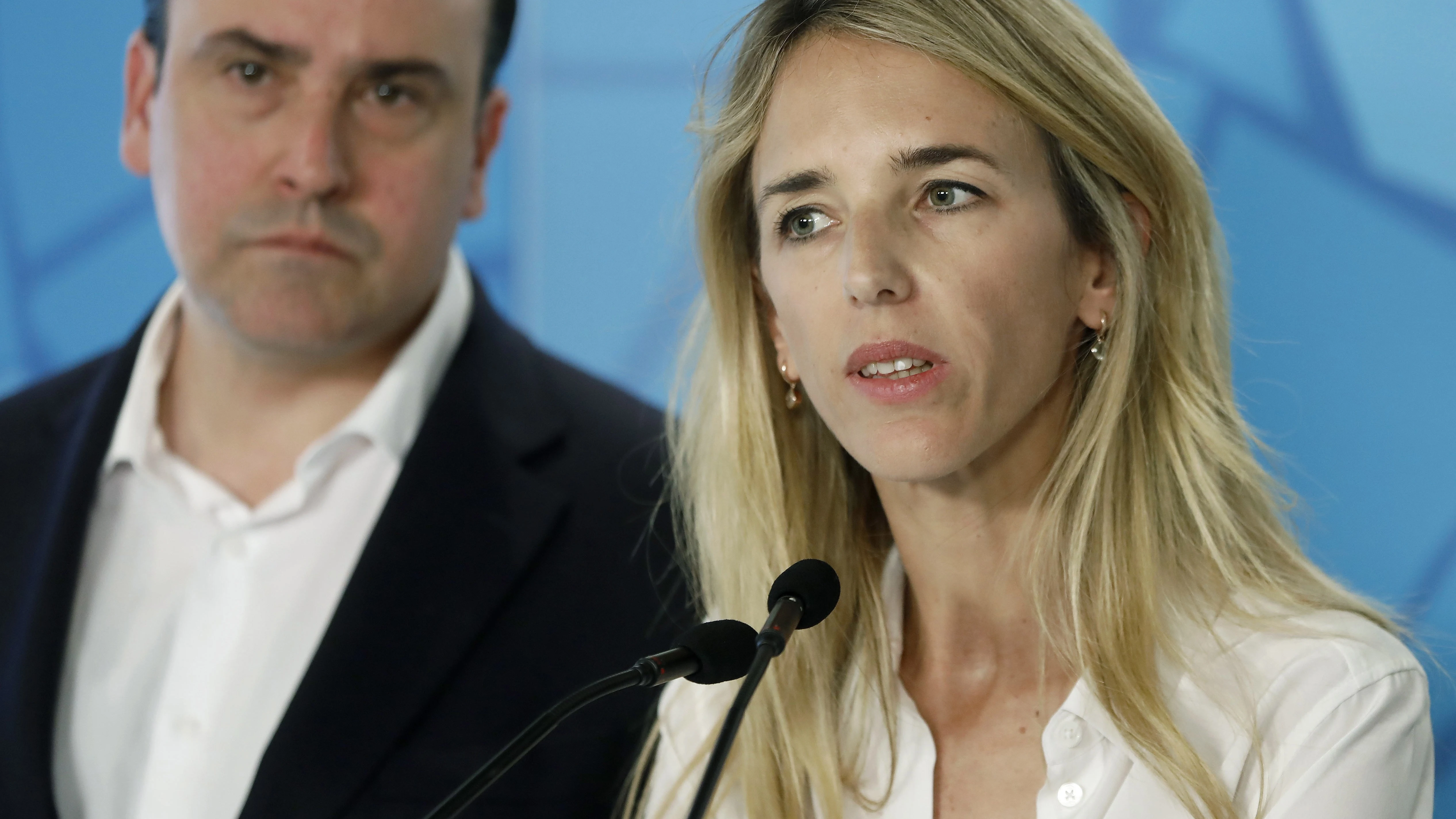 La candidata del PP por Barcelona , Cayetana Álvarez de Toledo. 