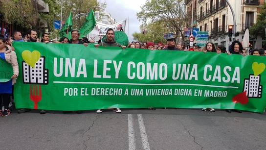 Manifestación en Madrid por una vivienda digna Manifestación en Madrid por una vivienda digna