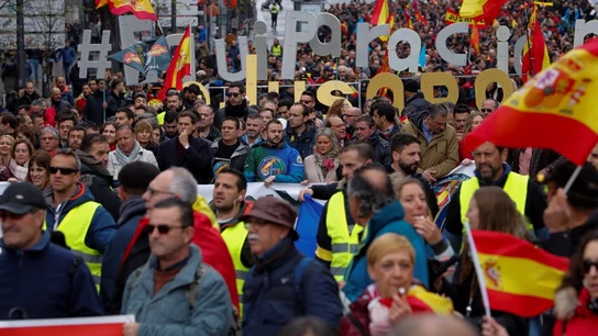 Imagen de la manifestación de la Jusapol en Madrid Imagen de la manifestación de la Jusapol en Madrid