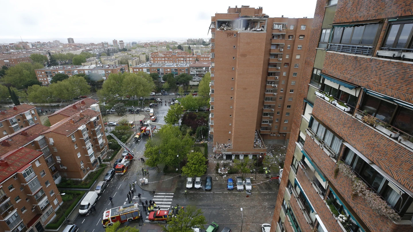 Estado en el que quedó el edificio Estado en el que quedó el edificio