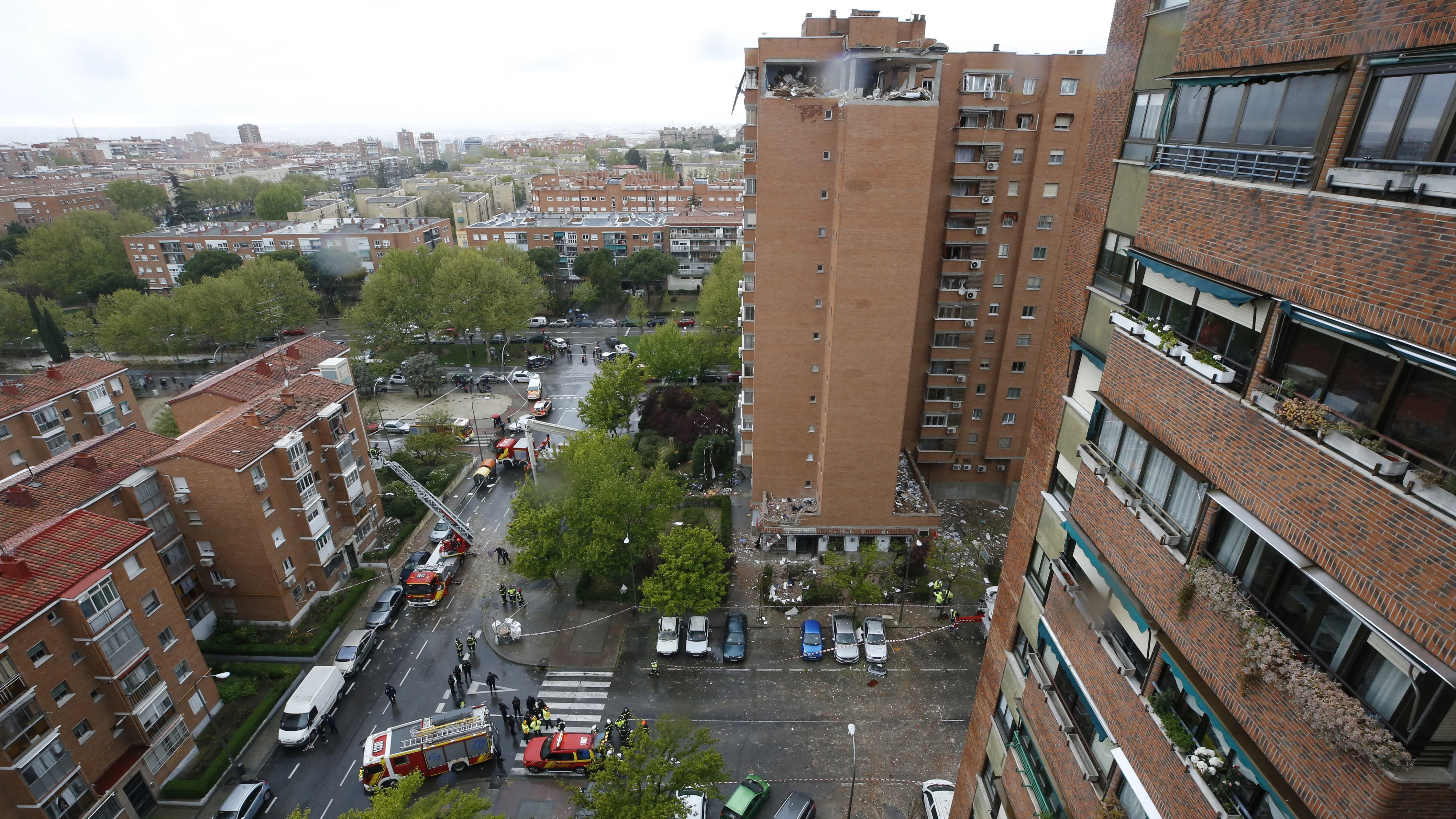 Estado en el que quedó el edificio