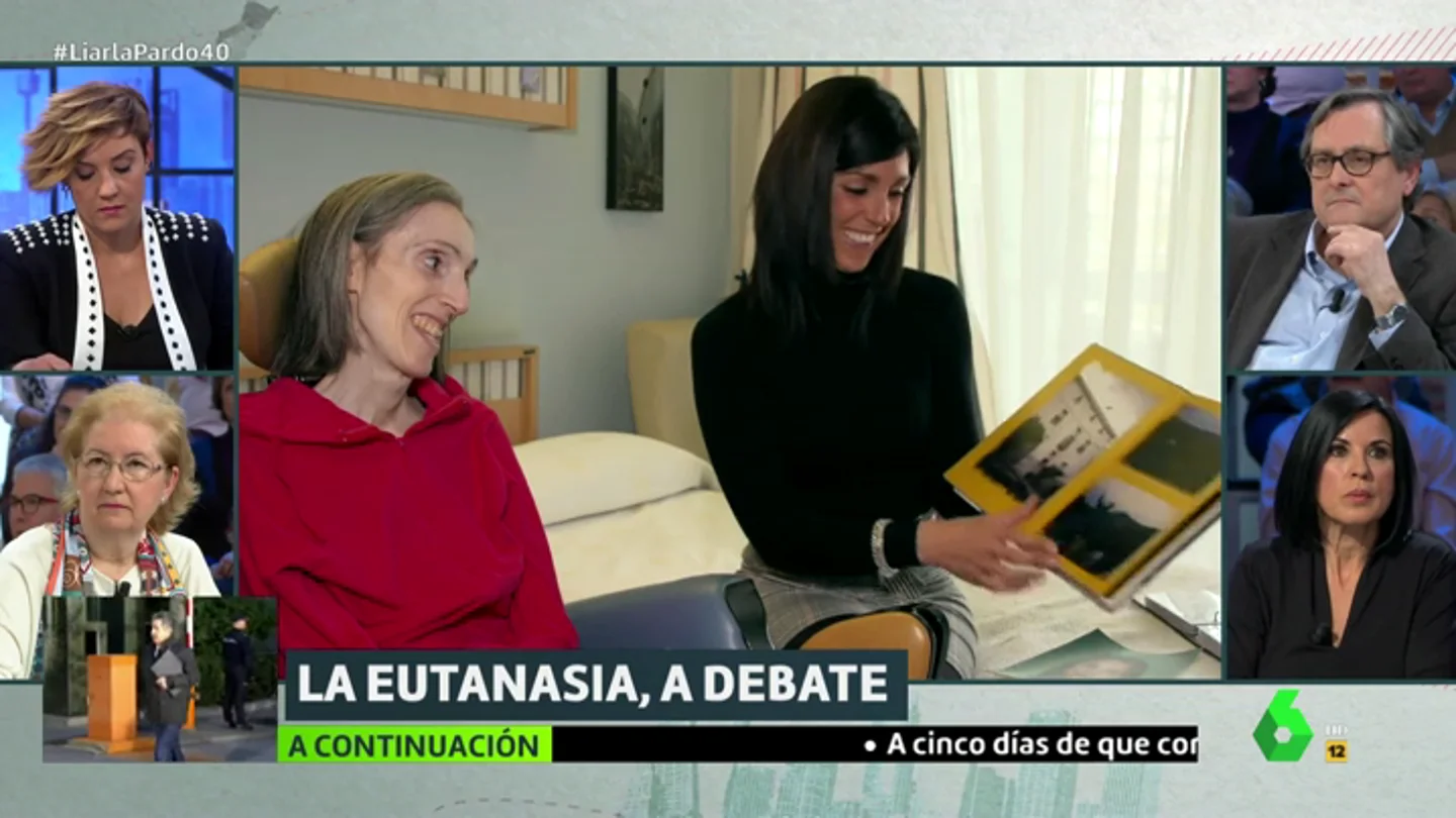 La estremecedora defensa de la eutanasia de Larraitz Chamorro, enferma de ELA: "Estoy cansada de sufrir" La estremecedora defensa de la eutanasia de Larraitz Chamorro, enferma de ELA: "Estoy cansada de sufrir"