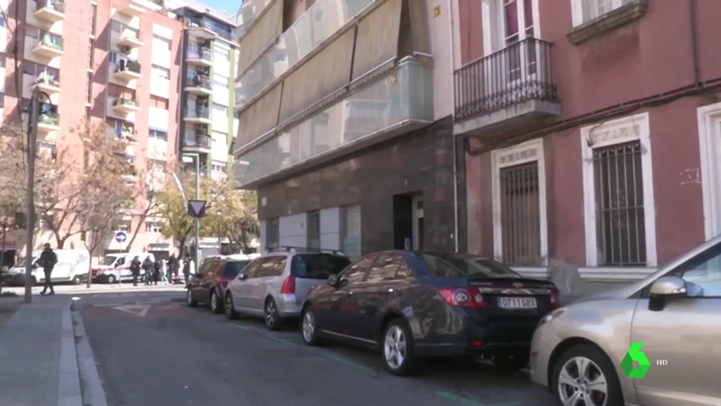 Lugar donde un hombre ha recibido disparos en Sant Andreu de Barcelona Lugar donde un hombre ha recibido disparos en Sant Andreu de Barcelona
